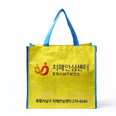 China Chinese Hot Sale Waterproof Plastic Reusable PP Woven Bag Handled Shopping Bag Bags for sale