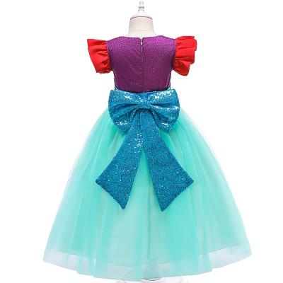 China Latest Washable Kids Fashion Babies Dress Children's Skirt Princess Dress Mermaid Children Sweet for sale