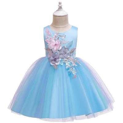 China New Arrival Washable Wedding Children's Dress Girl's Costume Children's Dress Princess High Quality Dress for sale