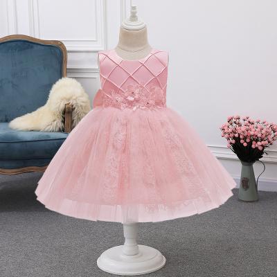 China Washable Ready To Ship Stock Fast Shipping Newborn Baby Clothes With Hat Little Angel Dresses Bridesmaid Girl for sale