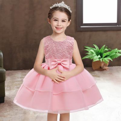 China 2021 Washable Classic Design Babies Dress Applique Puffy Bridesmaids Dress For Party for sale