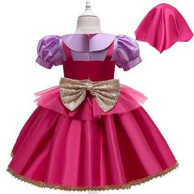 China Little Hood Series Washable Red Dress Christmas Dresses Princess Style For Halloween Party Clothes for sale