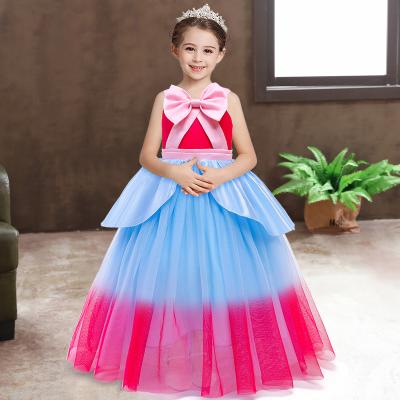 China Baby Washable Sleeveless Princess Evening Gowns With Flowers Lotus Leaf Lace Dress Summer Kids Wedding Casual Wear for sale