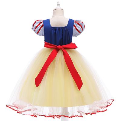 China Halloween Washable Cosplay Costume Children Female Stage Performance Use Girl's Snow White Costume for sale