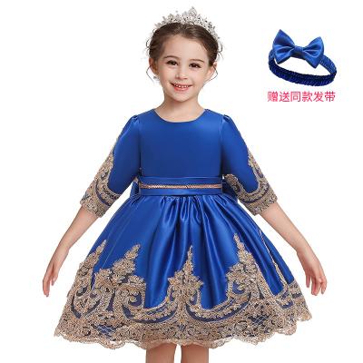 China Washable Kids Bridesmaids Shorts Dress Wedding Princess Party Girls Evening Ball Gown for sale