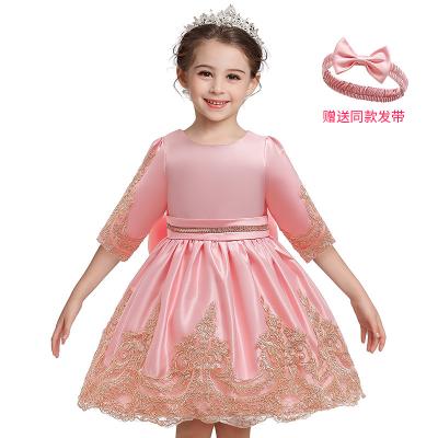 China Girls Washable Hot Selling Dresses Designs Latest Baby Dress Girl Kids Clothes To Wedding Clothing for sale