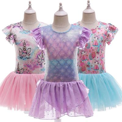 China D0750 D0750 dance gauze skirt washable short thin swimwear children's skirt princess dress party dress new in summer for sale