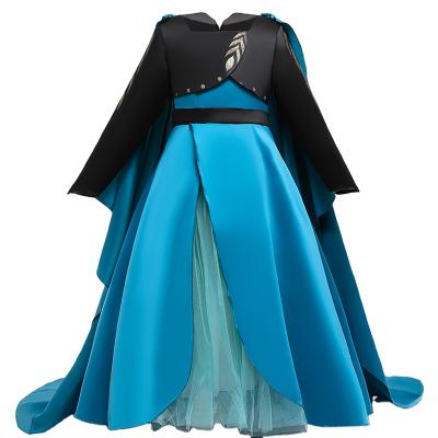 China Washable Princess Anna Queen Tailor Dress Children's Anna Princess Dress Snow Queen Halloween Costume Set for sale