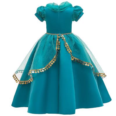 China 2021 Washable Popular God Ding Jasmine Princess Dress Girls Nose Wing Frock for sale