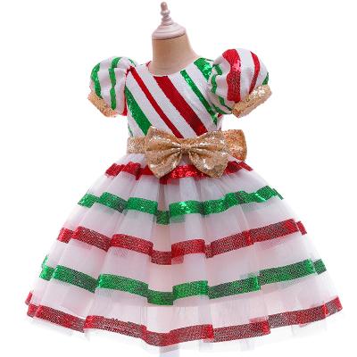 China Washable Girls Contrast Easter Christmas Easter Girl Dresses Elegant New Year Gifts For Girls Tulle Princess Dresses for sale