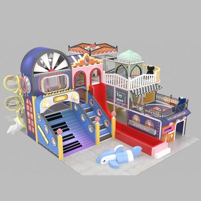 China 3-12years Commercial Playground Castle Theme Small Indoor Kids Playground with Climbing Net for sale