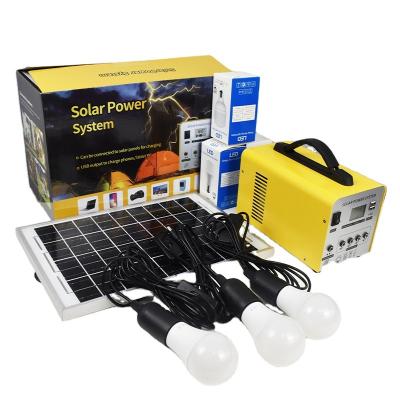 China Lead Acid Battery 12V 7Ah 12V12Ah Cordless Home Power Generation Charging System With Portable Battery Solar Panel for sale