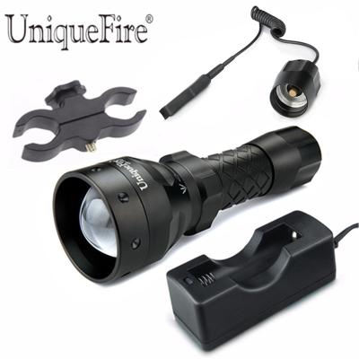 China Used With Night Vision Devices For Hunting UniqueFire UF-1407 T38 Osram 4715AS IR Led 850nm 5W Infrared Led Light Wide Range IR Night Vision Torch Light for sale