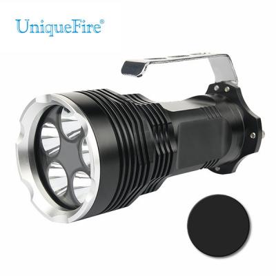 China UniqueFire Industrial 5 LED 15W UV365nm With ZWB2 Filter For Detection LED Flashlight for sale