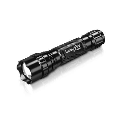 China CREE XM-L2 Adjustable Wide Beam Zoomable UniqueFire 501F Adjustable Wide Beam Zoomable Led Flashlight Camping Torch Rabbit Hunting Outdoor Light for sale