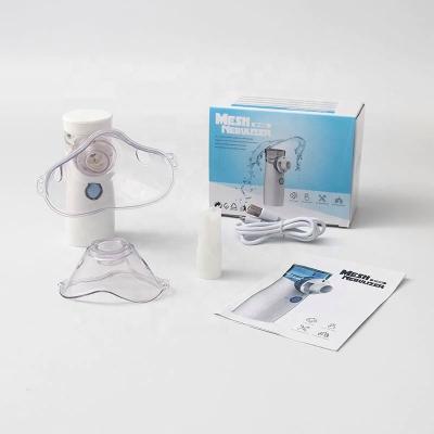 China For commercial & Factory Wholesale Portable Mesh Ultrasonic Nebulizer Low Noise Home Use CE ISO Certificated Easy Use for sale