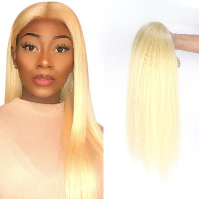 China High Quality Raw Virgin Russian Silky Straight Wave 613 Blonde Hair Weave Bundles,European 613 Blonde Hair Extension for sale