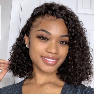 China Wholesale Brazilian HD Silky Straight Glueless Human Hair Wig Glueless Short Human Hair Full Wave Lace Wig 100% For Black Women for sale