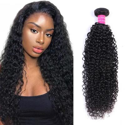 China Best 100% Original Brazilian Remy Curly Kinky Curly Virgin Hair Extension Bundles Natural Double Weft Curly Weave Bundles Wholesale for sale