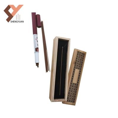 China Chinese Custom Recycled Incense Gift Dylindrical Incense Stick Packing Box For Incense Without Sticks for sale