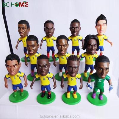 China Custom Toy Mini Resin Cartoon Football Team Player for sale