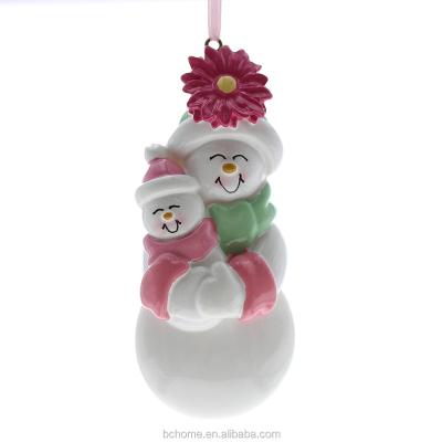 China Christmas Tree Decoration Personalized Christmas Tree Decoration Hanging Ornament With Loving Couple Ornament for sale