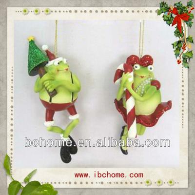 China Personalization Ornaments Frog Christmas Tree Ornaments for sale