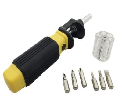 China Multifunctional 6 IN 1 Multifunctional Rotating Screwdriver Kit Repair Tool Set for sale