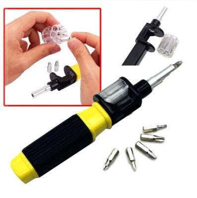 China Multifunctional Really Cool Newest 6 IN 1 Multifunctional Rotating Screwdriver Repair Tool Kit for sale