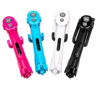 China Flexible Tripod Tripod Mount Holder Foldable Selfie Stick Blue&tooth Wireless Monopod Self-timer with Remote shutter for Android IOS 2022 for sale