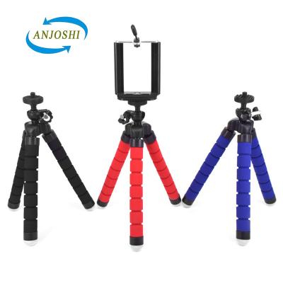 China Adjustable Flexible 360 Degree Portable Phone Cellphone Mobilephone Holder Stander Mount Tripod for Phone Camera for sale