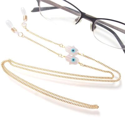 China Sundysh Blue Eye Glass Chain Hamsa Lanyard Eyewear Holder Strap Sunglasses For Women Girls EG191122 for sale