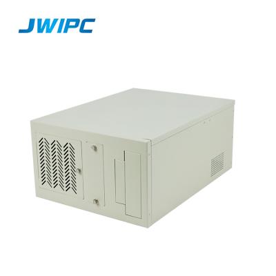 China Jwipc industrial server compatible with wall-mounted manufacturing machine 196mm*330mm*445mm (installation of tower industrial Mini-ITX motherboards) for sale