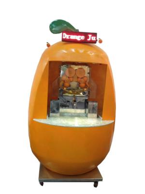 China 4 de Glasvezelstructuur van wielen Commerciële Oranje Juicer voor Mobiele het Sapbar van Zummo Te koop