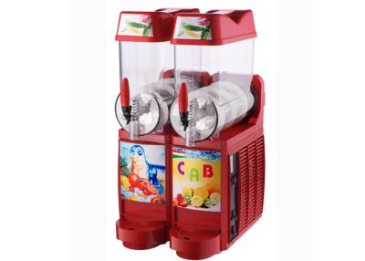 China Frozen Granita Ice Slush Machine , Commercial Double-bowl Slush Machine for sale