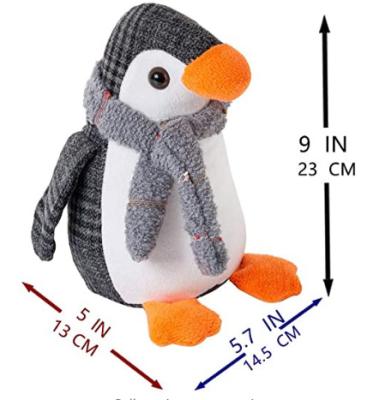 China Apartment Decorpro Cute Decorative Door Stopper for Home and Office Door Stopper, Penguin Weighted Fabric Design Interior Door Stopper for sale