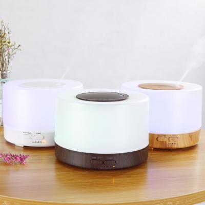 China Wholesale 500ml Hotel Aromatherapy Ultrasonic Diffuser With 7 Color Change for sale