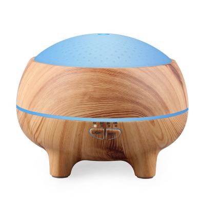 China WiFi Bluetoot Wood Music Humidifier Household 300Ml Grain Aroma Ultrasonic Essential Oil Diffuser for Home Office for sale