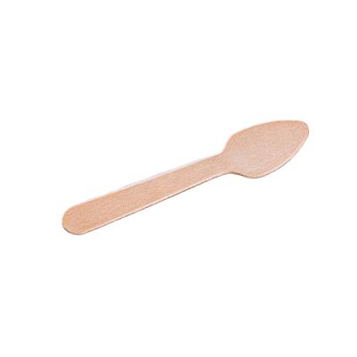 China Disposable Degradable Scoop For Wooden Ice Cream Spoon Spoons Ice Cream for sale