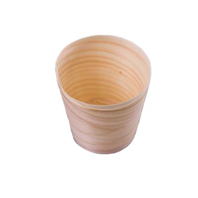 China Disposable Biodegradable Wooden Cups Disposable Wooden Cup Wooden Egg Cup for sale