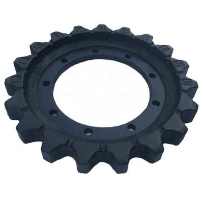 China Excavator Undercarriage Parts Factory Wholesale Price Pc20-7 23 Teeth 12 Bolt Hole Mini Excavator Sprocket Drive Wheel Sprockets for sale