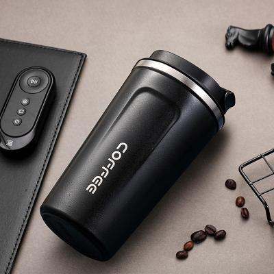 China Sustainable Wholesale 380ml 510ml Private Label Thermos Thermal Mugs Double Wall Insulation Vacuum Coffee Travel Mug for sale