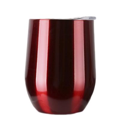 China Sustainable Wholesale Wine Mugs 304 Stainless Steel 12 Ounce Double Wall Wine Tumbler for sale