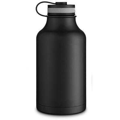 China Large 64 oz Empty Sustainable Powder Coating Capacity Insulated Stainless Steel Water Bottle For Travel for sale