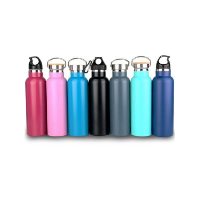 China Factory Stocked Leak Proof Double Wall Vacuum 304 Stainless Steel Custom Water Bottle With Your Logo for sale