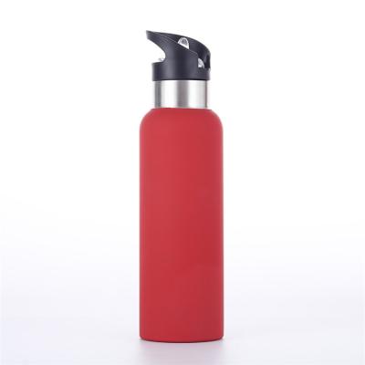 China Promotional Stocked Stainless Steel Water Bottle 500ml Leak Proof Bottle BPA Free Water Bottle With Straw for sale