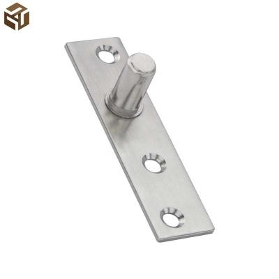 China Modern Accessories Glass Simple Door Shaft Framed Door Top Piece Fixing Bracket Stainless Steel Floor Spring Top Shaft Pivot for sale