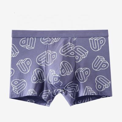 China Latest OEM & ODM Antibacterial Factory Customized Underwear Men Luxury Boxer Briefs Print Boxer Briefs Mens Underwear With Logo for sale