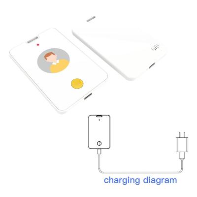 China Social Distancing PC+ABS UWB Employee ID Card Slim High Accuracy Proximity Sensor Alarm 10cm for sale