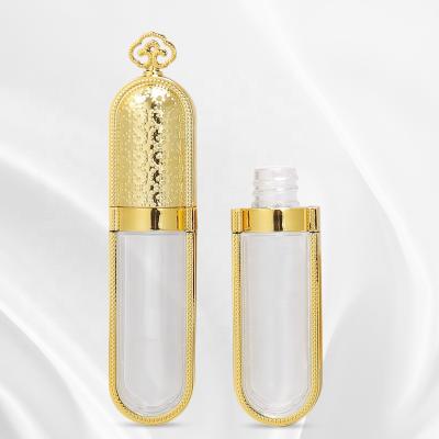 China 5g mini lipstick tube gold 5ml small gold lipstick bottle lipstick cosmetic wholesale liptint bottle for sale